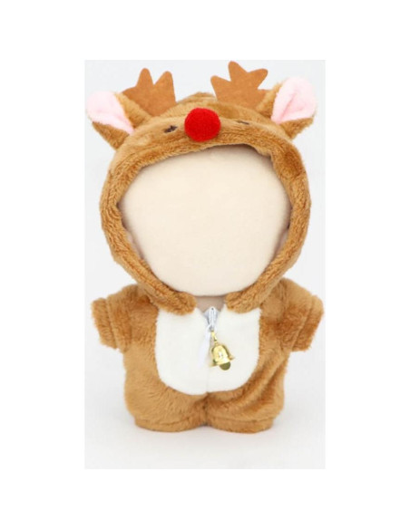 Traje de Peluche Niannyyhouse 10cm Ciervo Dinosaurio