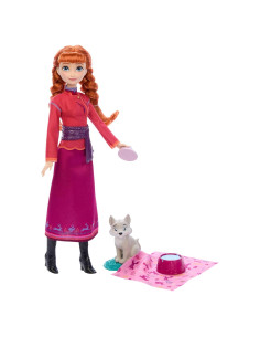 Muñeca Anna Disney Frozen + Conjunto Zorro Bebé Mattel