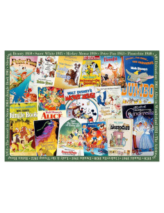 Rompecabezas Ravensburger 19874 1000 Piezas Vintage Disney