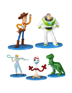 Conjunto 5 Figuras Mini Disney Pixar Toy Story 4 - Buzz, Woody