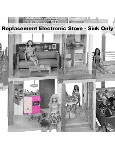 Repuesto Estufa-Fregadero Electrónico Barbie FHY73 2