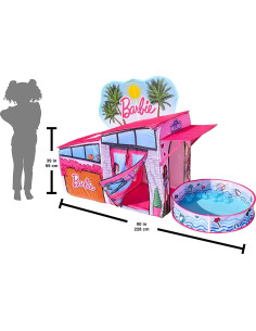 Casa de Muñecas Barbie Tienda de Juego Plegable 213 cm 2