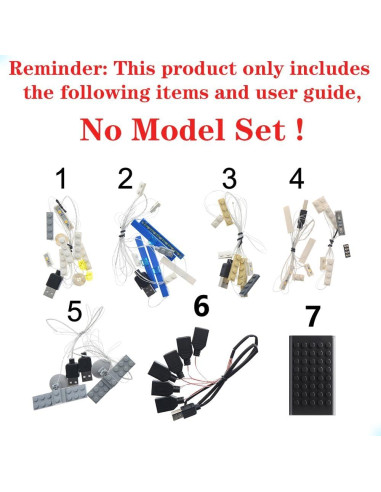 Juego de luces LED Menzava para Lego 71040 Castillo Disney