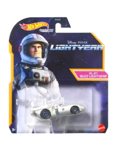 Juego de 3 Vehículos Diecast Hot Wheels Lightyear Buzz Sox