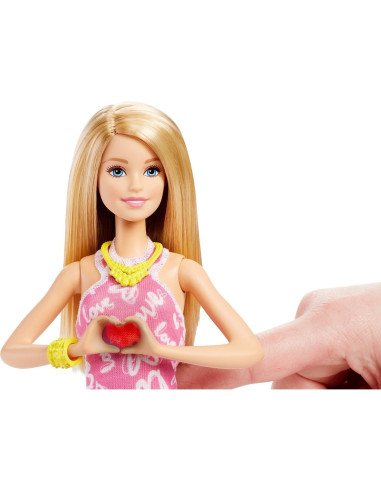 Muñeca Barbie Corazón Iluminado Mattel DNC16 32cm