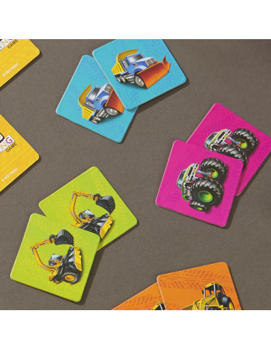 Juego de Emparejamiento de Camiones Hasbro 72 Cartas 3+