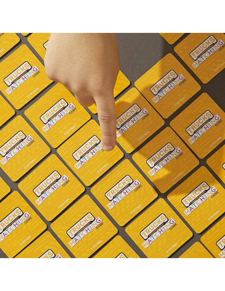 Juego de Emparejamiento de Camiones Hasbro 72 Cartas 3+