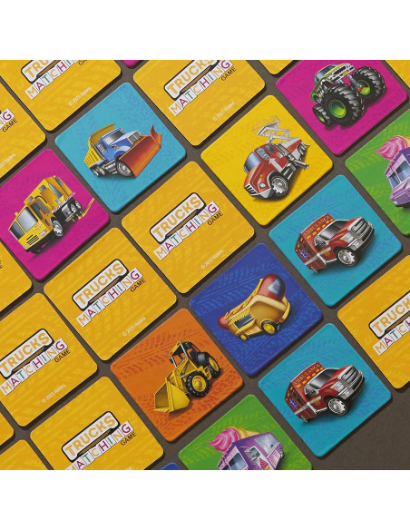 Juego de Emparejamiento de Camiones Hasbro 72 Cartas 3+