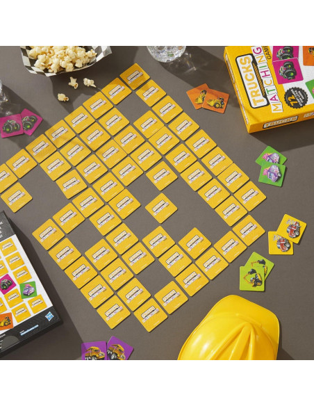 Juego de Emparejamiento de Camiones Hasbro 72 Cartas 3+