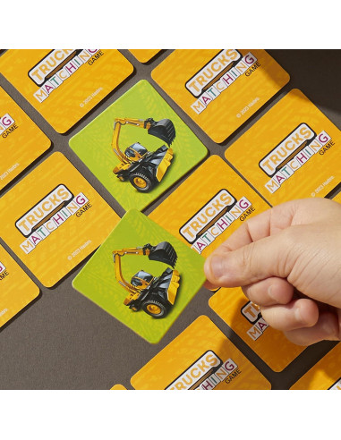 Juego de Emparejamiento de Camiones Hasbro 72 Cartas 3+