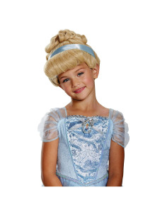 Peluca Cenicienta Deluxe Disguise para Niñas Talla Única