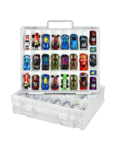 Organizador de Juguetes Xuerdon con 48 Compartimentos Blanco