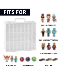 Organizador de Juguetes Xuerdon con 48 Compartimentos Blanco 2