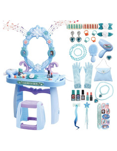 Tocador Infantil de Juguete deAO con Espejo y Luz 76 cm