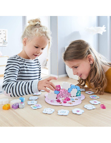 Juego de mesa HABA Unicornio Apilamiento de Nubes 4+