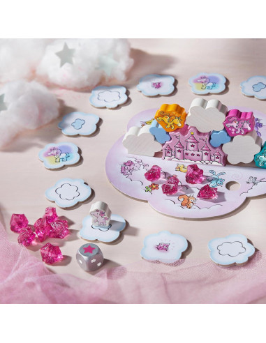 Juego de mesa HABA Unicornio Apilamiento de Nubes 4+