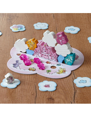 Juego de mesa HABA Unicornio Apilamiento de Nubes 4+