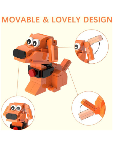 Set de Construcción Tenhorses Kevin y Dug para Lego Up