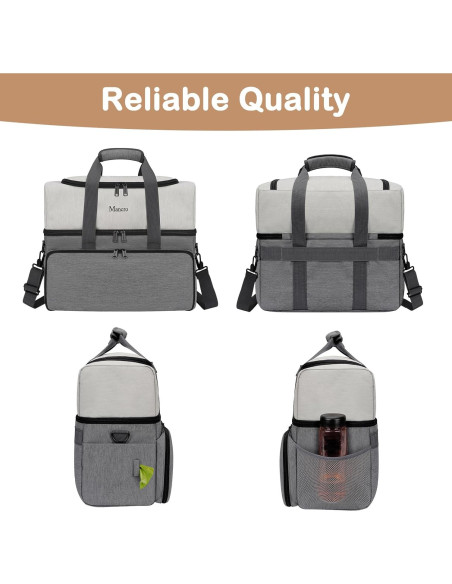 Bolsa de Viaje para Perros Mancro Doble Capa 39x19x35cm