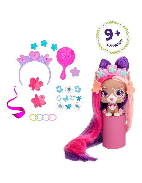 VIP Pets - Vibras de Primavera - Muñeca y 9 Sorprisas
