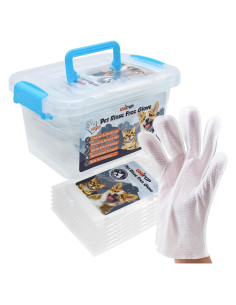 Guantes de Limpieza para Perros UNIPUP - 15 Unidades Aroma Coco