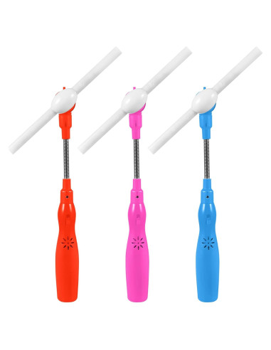 Toyvian 3 Varitas Brillantes LED para Niños con Música