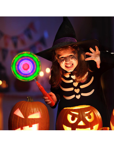 Toyvian 3 Varitas Brillantes LED para Niños con Música