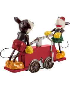 Carro Rojo Mickey y Minnie Mouse Lionel - 100 Años Disney 2