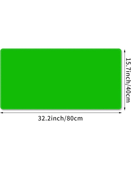 Alfombrilla de Ratón Meffort Inc XXL Verde 800x400mm Resistente al Agua
