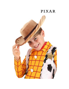 Sombrero de Vaquero Woody Disney para Niños - Ante Marrón 2