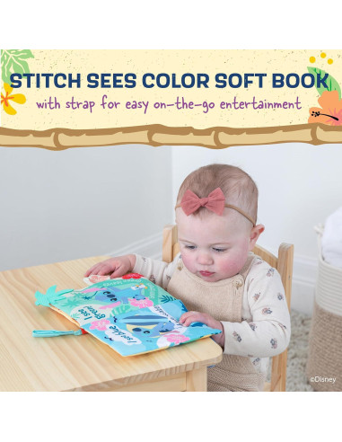 Libro Suave Disney Lilo & Stitch para Bebés 6 meses
