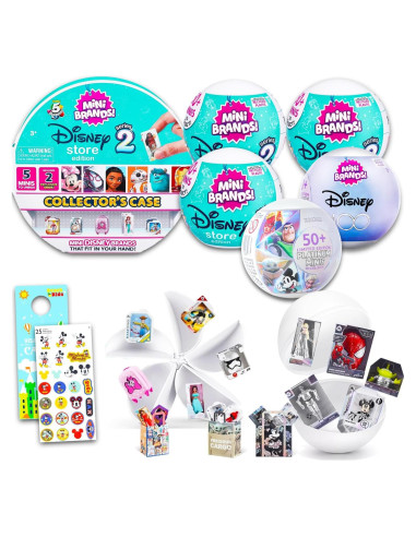 ZURU Mini Brands Disney Set 5 Bolas Sorpresa y Estuche