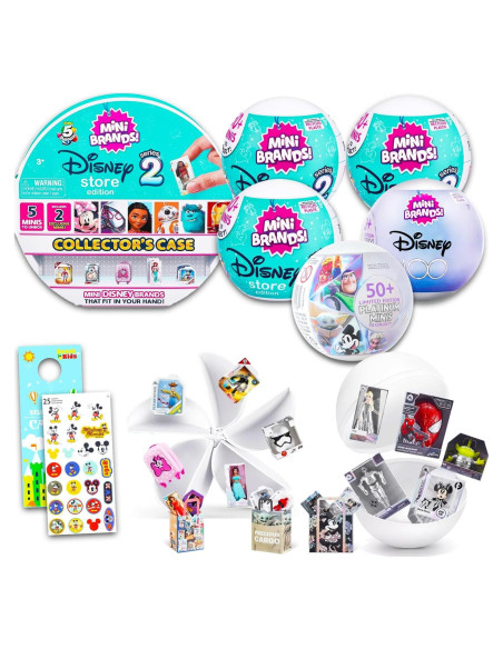 ZURU Mini Brands Disney Set 5 Bolas Sorpresa y Estuche