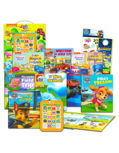 Lector Electrónico Paw Patrol con 8 Libros y Stickers