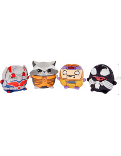 Set de 4 Peluches Cuutopia Marvel Mattel 12,7 cm Kawaii 2
