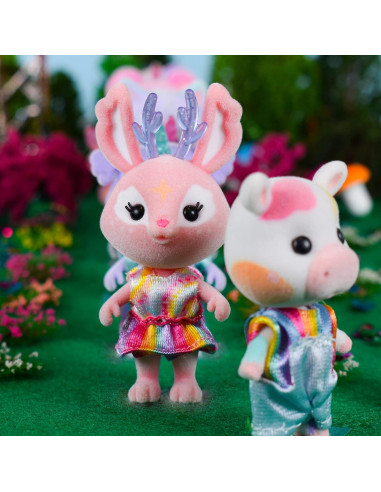 Pals del Arcoíris Sunny Days 9 Muñecas Acolchadas 5 cm