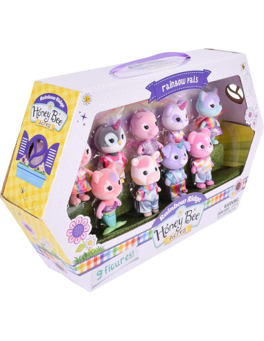 Pals del Arcoíris Sunny Days 9 Muñecas Acolchadas 5 cm