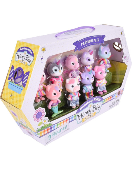 Pals del Arcoíris Sunny Days 9 Muñecas Acolchadas 5 cm