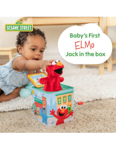 Caja de Sorpresas Elmo Sesame Street - Juguete de Peluche 13.34cm 2