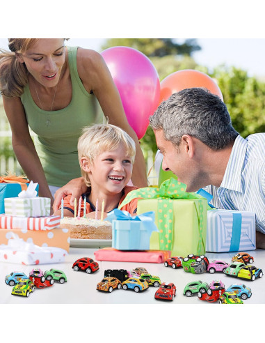 Vileafy 30 Mini Coches de Retroceso para Niños 3-5 Años