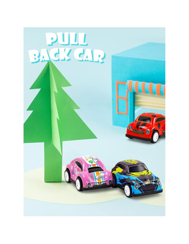 Vileafy 30 Mini Coches de Retroceso para Niños 3-5 Años