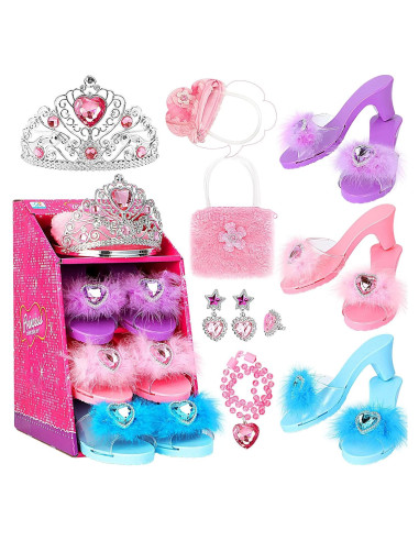 Conjunto de Disfraces de Princesa Jaolex - 3 Pares de Zapatos