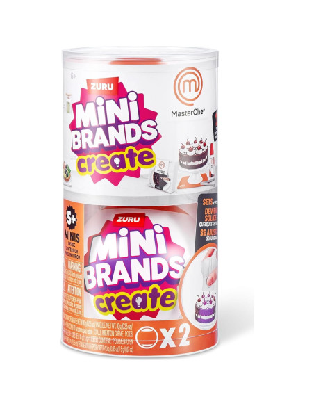 Mini Brands ZURU MasterChef 11 Platos Coleccionables DIY