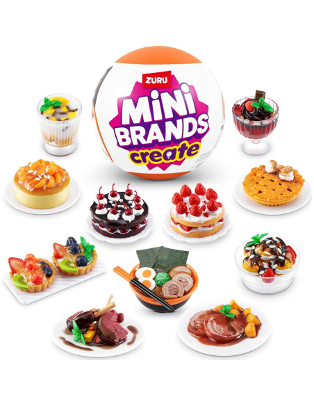 Mini Brands ZURU MasterChef 11 Platos Coleccionables DIY