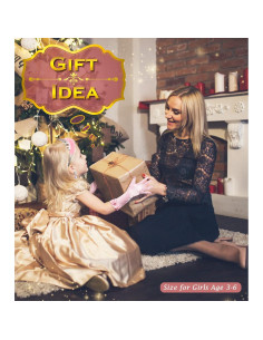 Set de Disfraz de Princesa BIBUTY 7 Piezas para Niñas 2