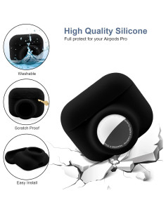 Funda Protectora 2 en 1 Enspito para AirPods Pro y AirTag 2