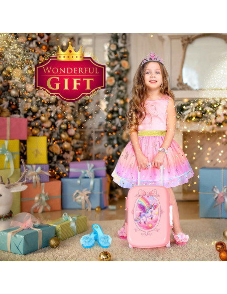 Juego de Disfraces de Princesa LIMIROLER 19 Piezas para Niñas