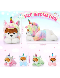 Peluches Cachorros Unicornio Skylety 1 Mamá 4 Bebés 2