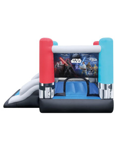 Castillo Inflable Star Wars con Tobogán y Sable de Luz