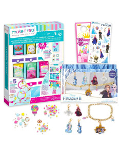 Conjunto Joyería Disney Snackers Niños - Pulsera Frozen y Más
